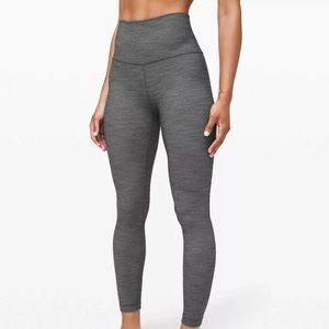 Lululemon Align Pant II 25” in mini heathered herringbone.